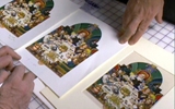 Comparing Prints to Original Haggadah Art.