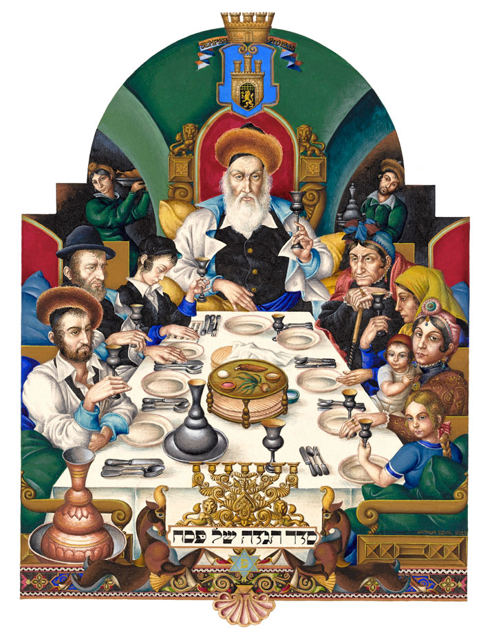 The Family at the Seder, 1936