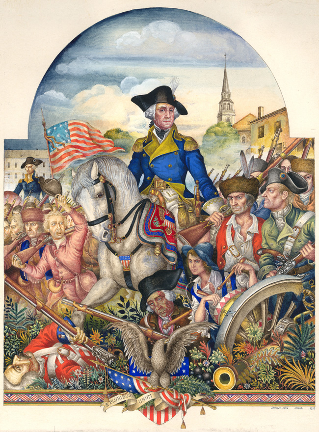 Arthur Szyk. George Washington the Soldier from Washington and His Times, Paris, 1930.